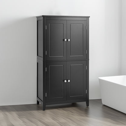 Bathroom floor storage cabinet