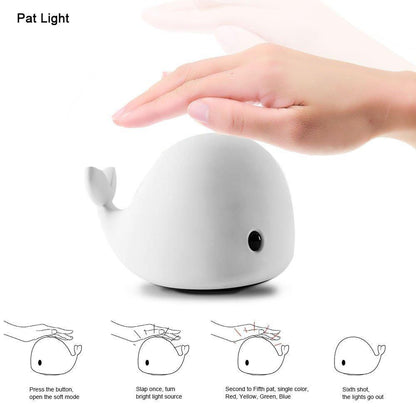 Petite veilleuse en forme de baleine (USB)