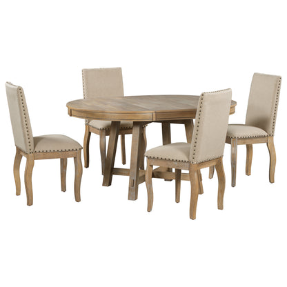 Round table set (5 pieces)