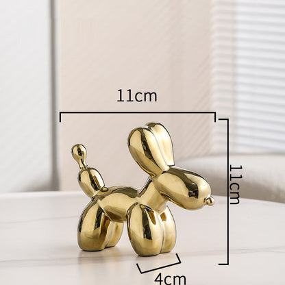 Balloon Dog Porcelain Decoration