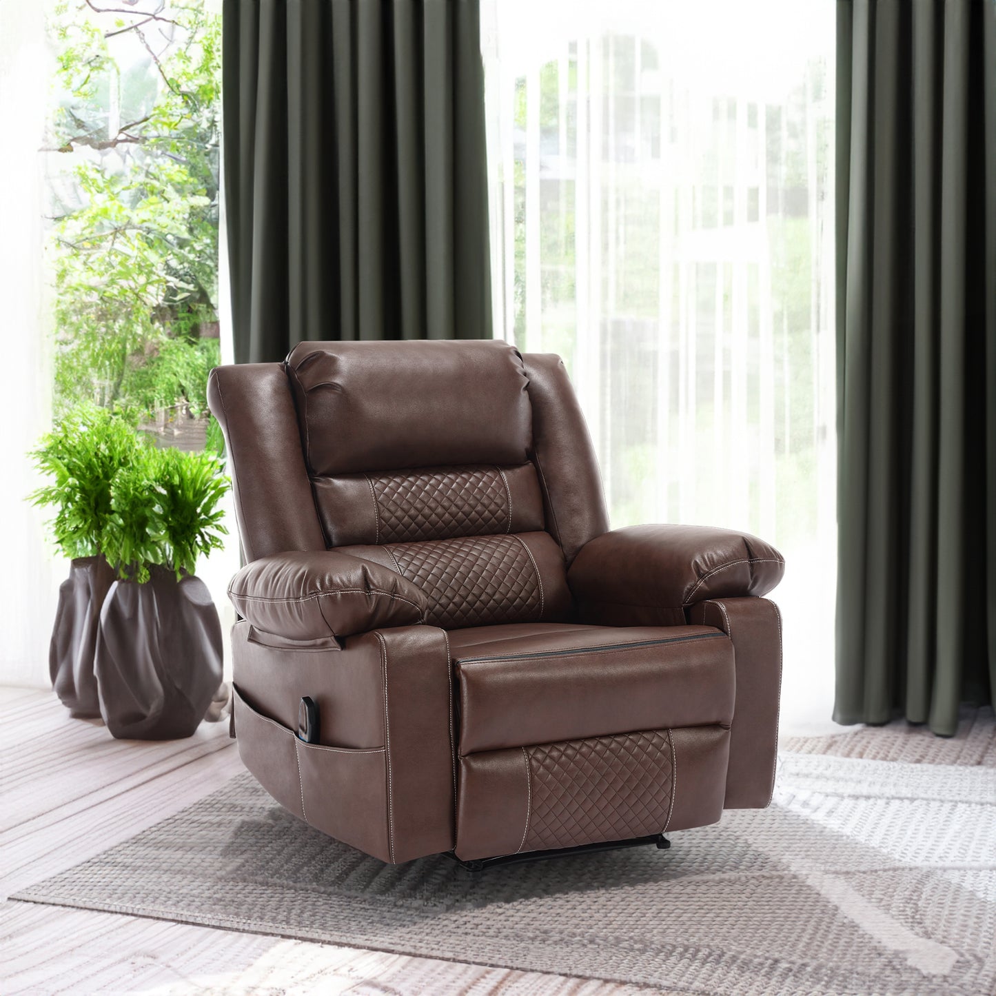 Breathable Leather Massage Recliner Chair