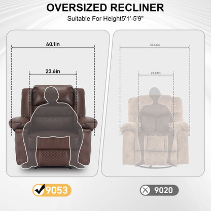 Breathable Leather Massage Recliner Chair