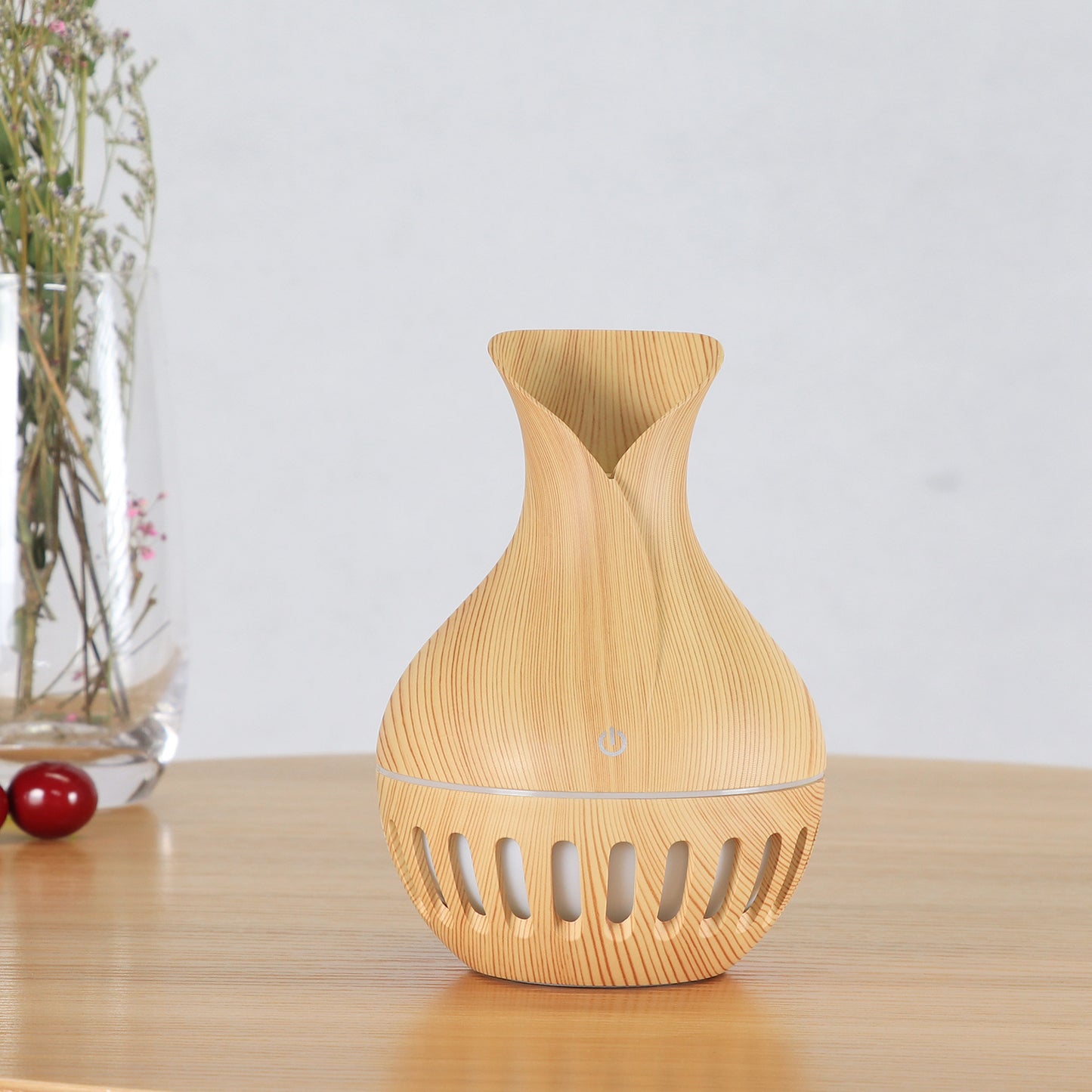 Nouveau humidificateur creux en bois (USB)