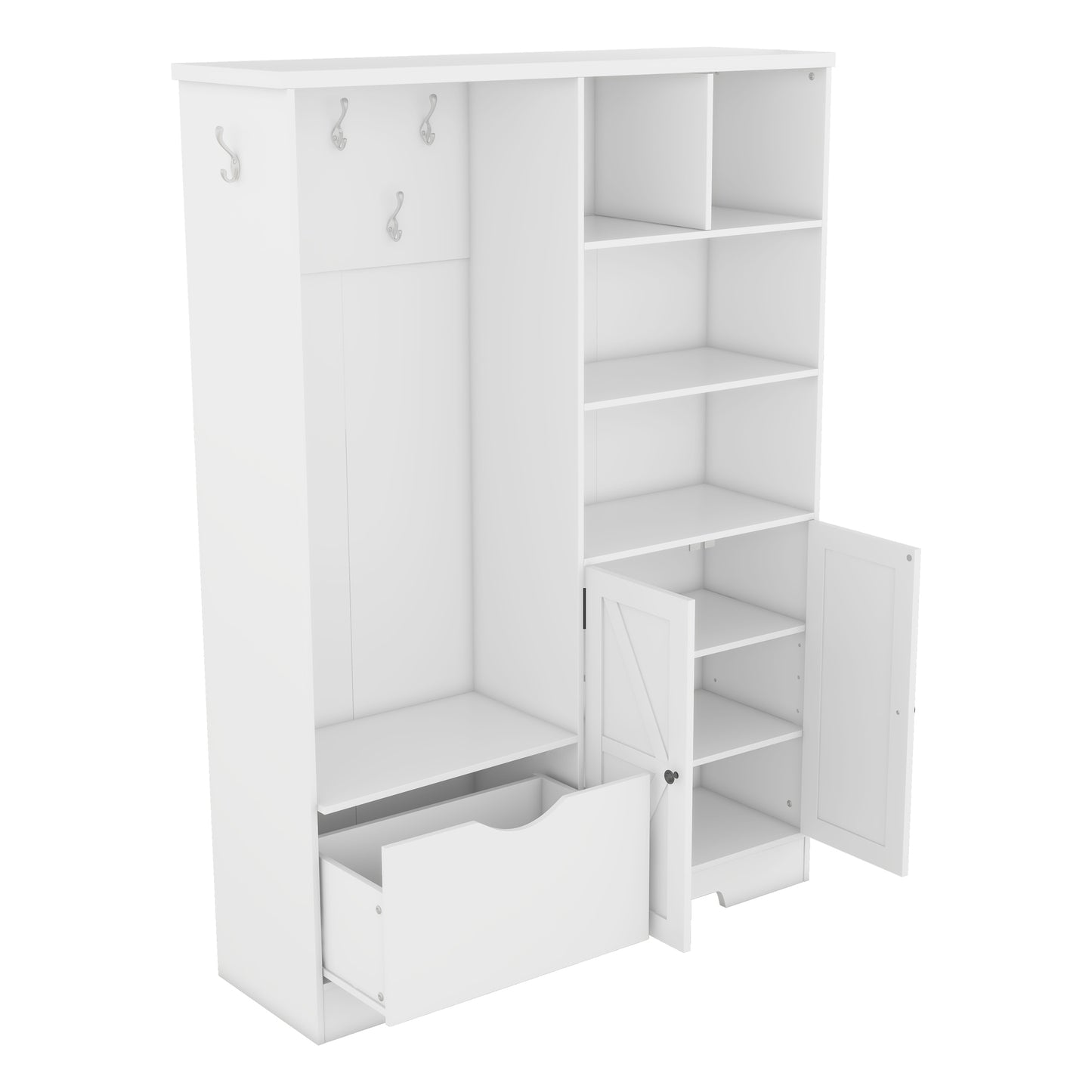 Shelving unit.