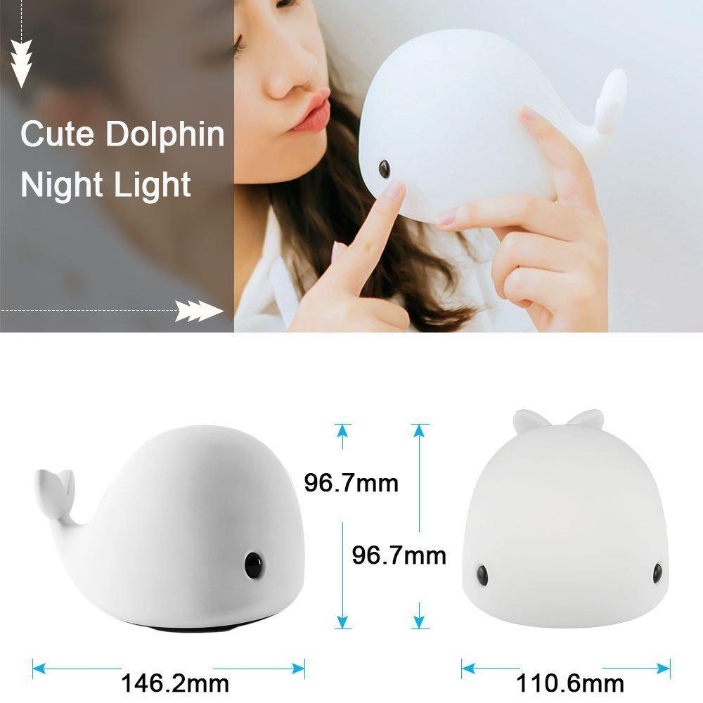 Petite veilleuse en forme de baleine (USB)