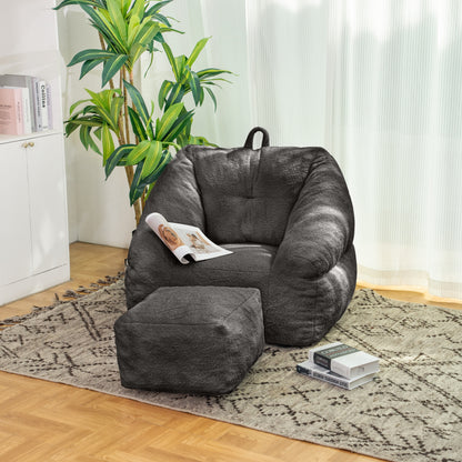 Fauteuil poire en tissu