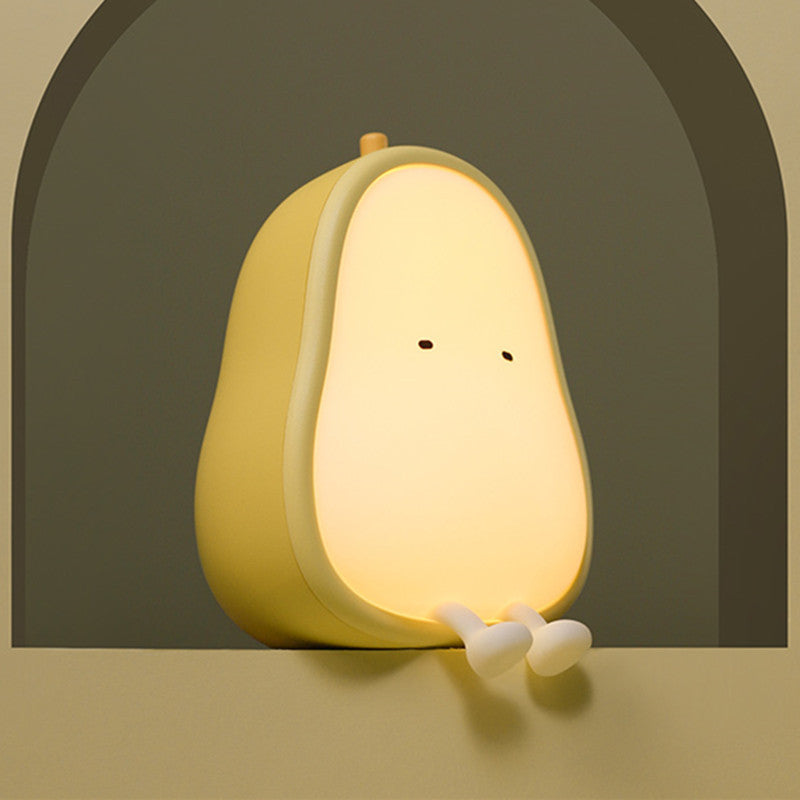 Small pear-shaped night light.