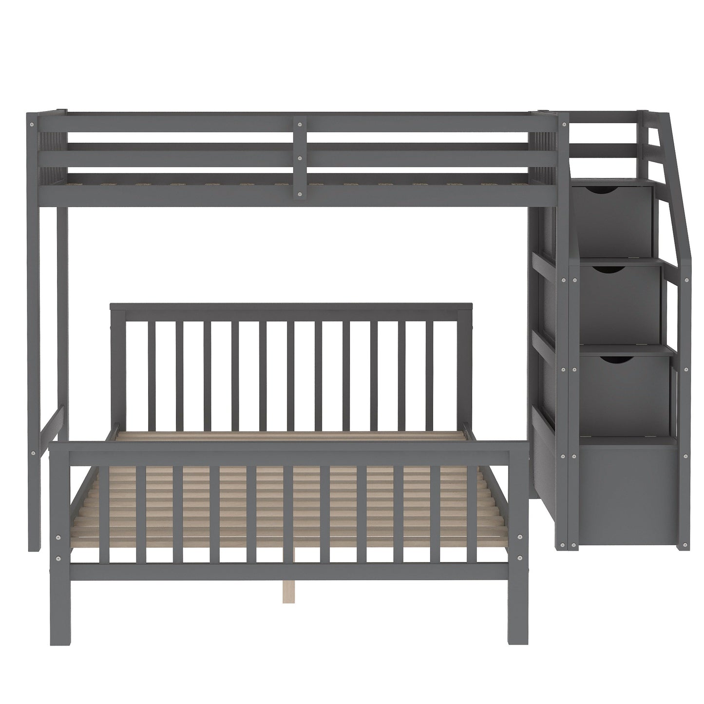 Bunk bed with stairs