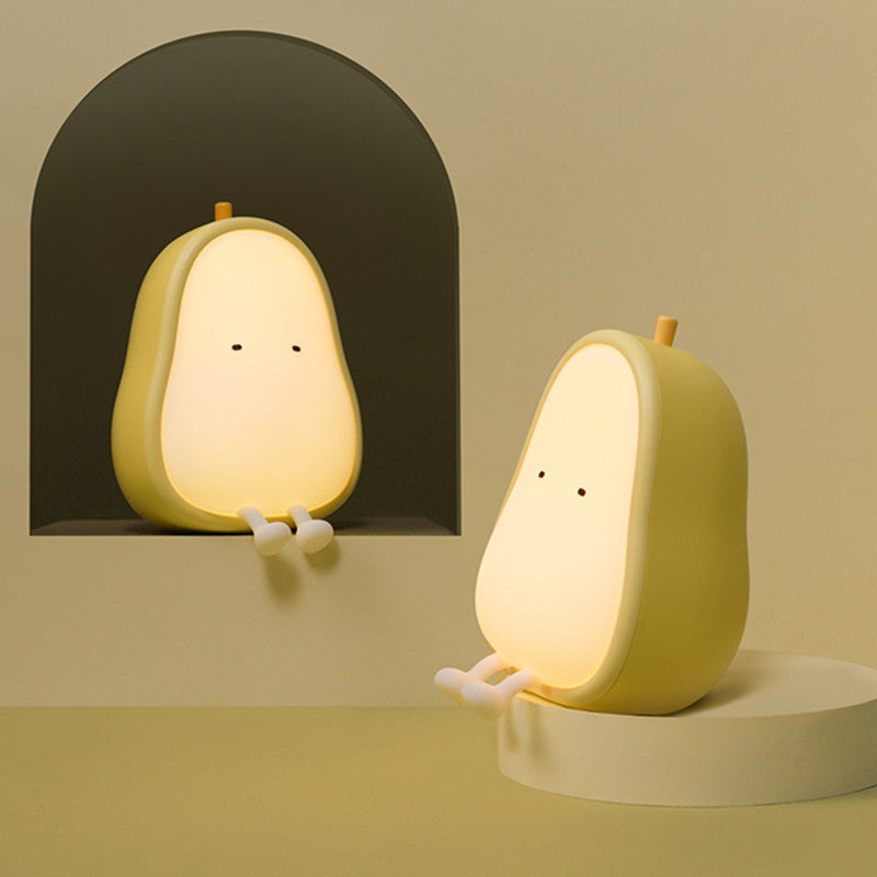 Small pear-shaped night light.