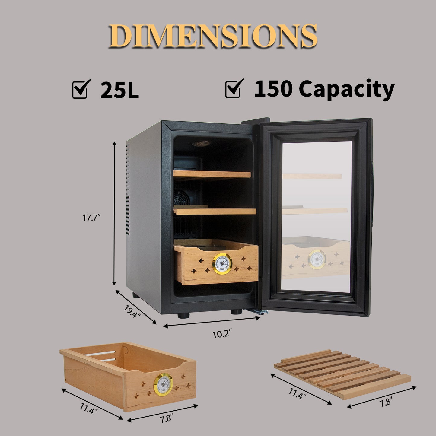 Humidor électrique.