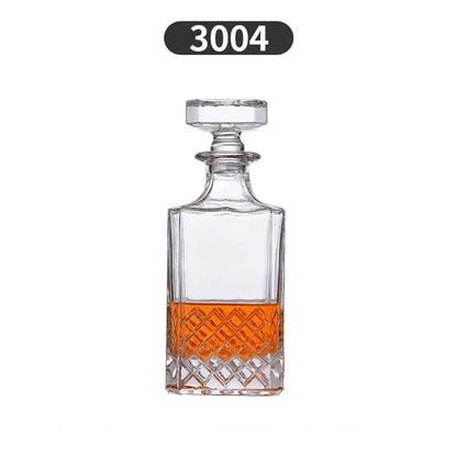 Décanteur de whisky en cristal, sans plomb, 750 ml