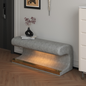 Banc Ottoman avec lumière de capteur LED.