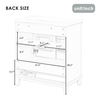 30 inch bathroom vanity.