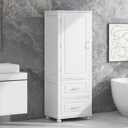 Large bathroom storage cabinet.