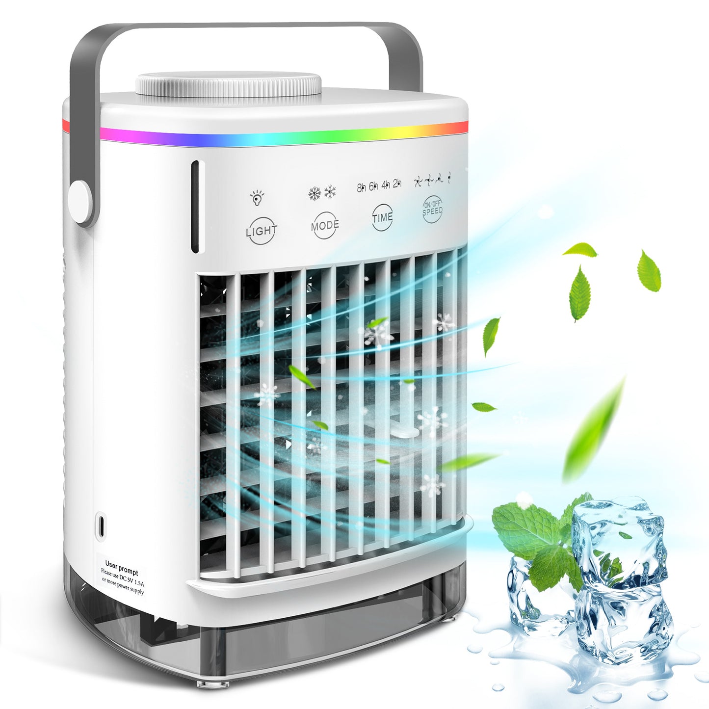 4-Speed ​​Portable Electric Air Conditioner (USB)