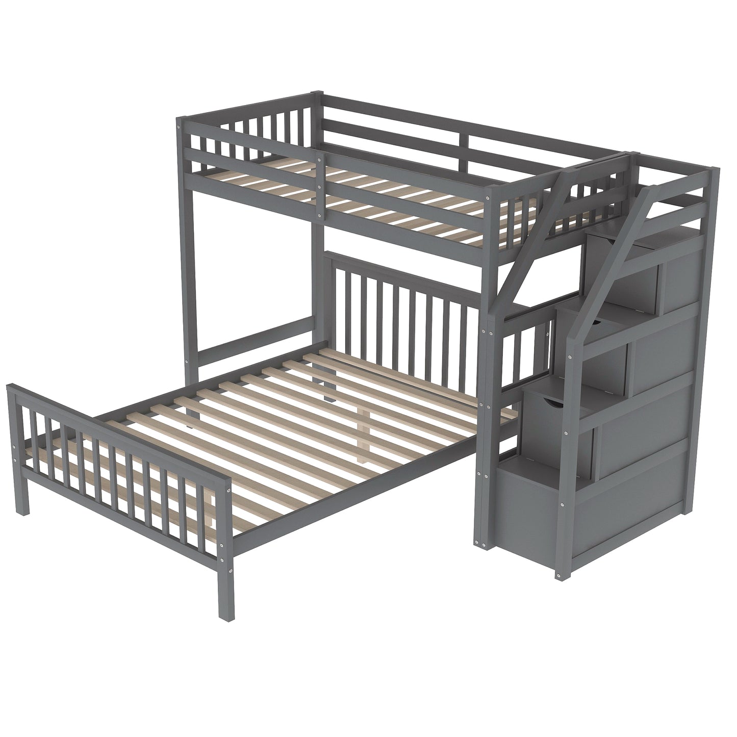 Bunk bed with stairs