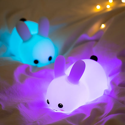 Petite veilleuse en forme de lapin (LED)(USB)