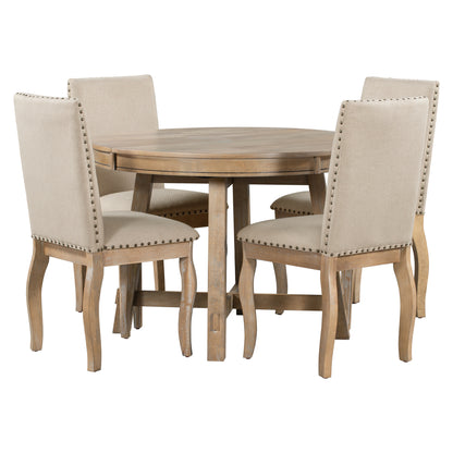 Round table set (5 pieces)