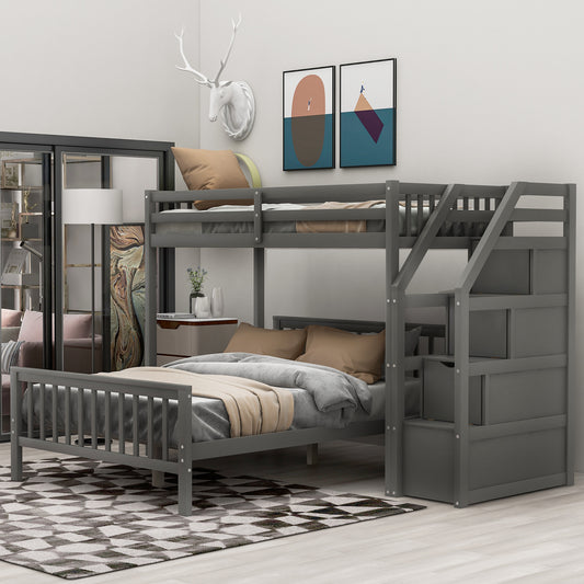 Bunk bed with stairs