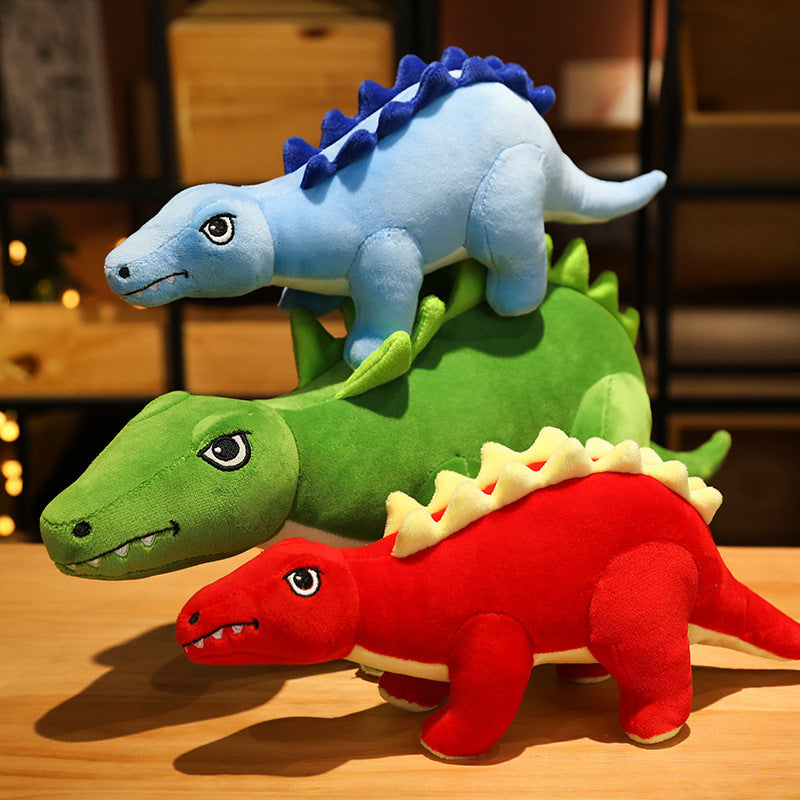 Dinosaur plush toy.