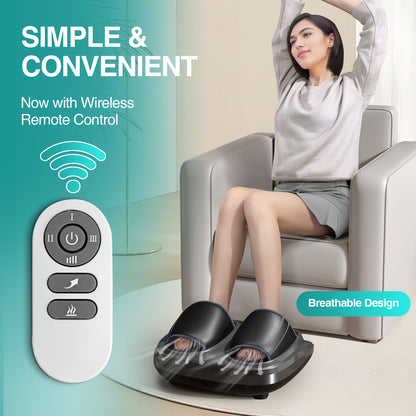 Heated foot massager 