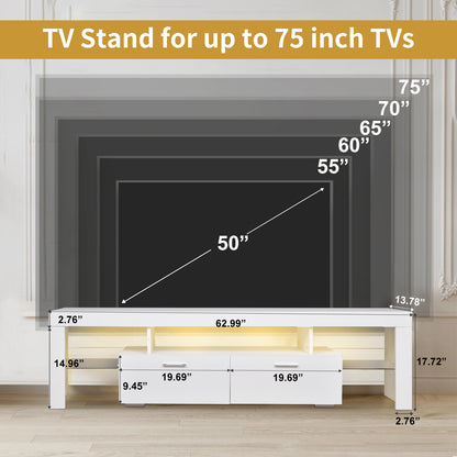 Meuble de tv avec LED