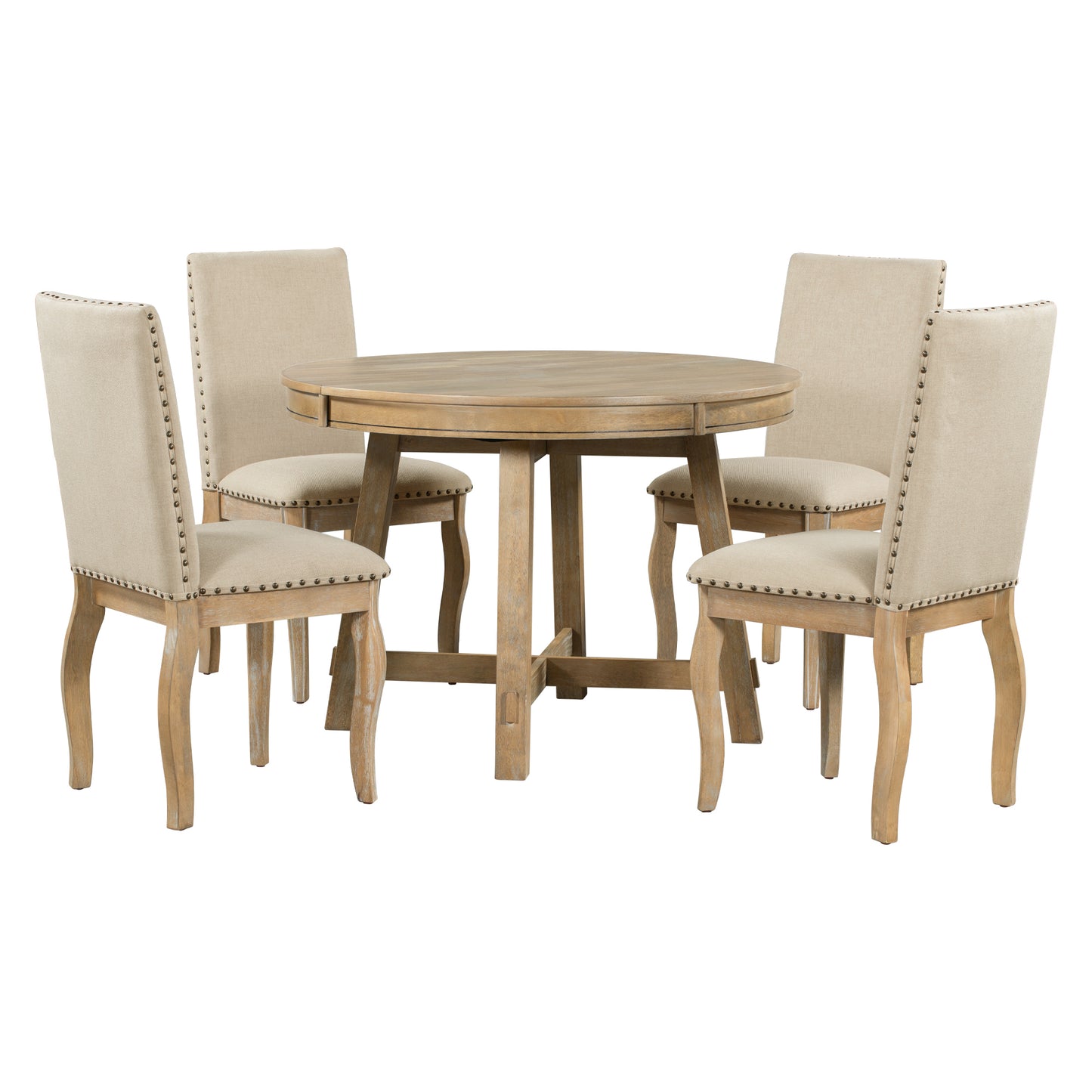 Round table set (5 pieces)