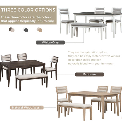 Dining table set (6 pieces)