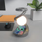 Floating and rotating table lamp in the air with RGB LED solar lamp