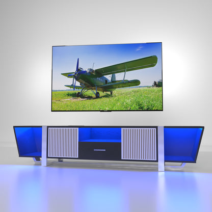 Mueble de TV con LED.