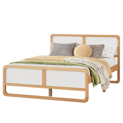 Solid Wood Platform Bed (Queen)