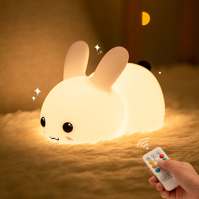 Petite veilleuse en forme de lapin (LED)(USB)