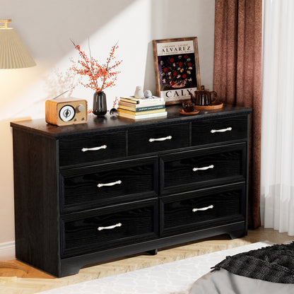 7-drawer chest of drawers.