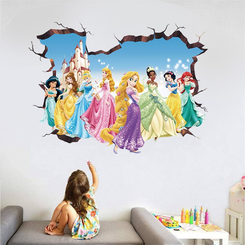 Autocollant mural (Princesse)