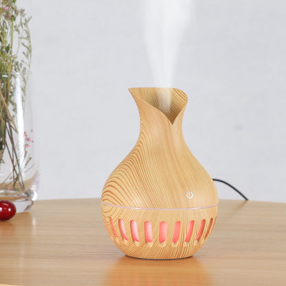 New Hollow Wooden Humidifier (USB)