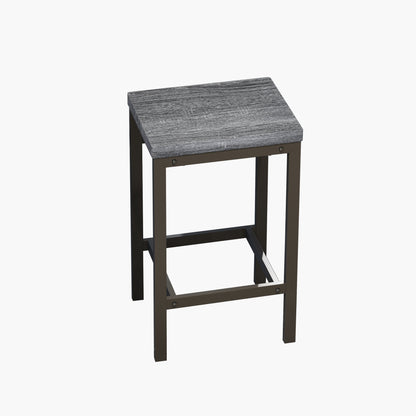 Mesa de comedor moderna, mesa de pub, mesa de comedor larga con 3 taburetes