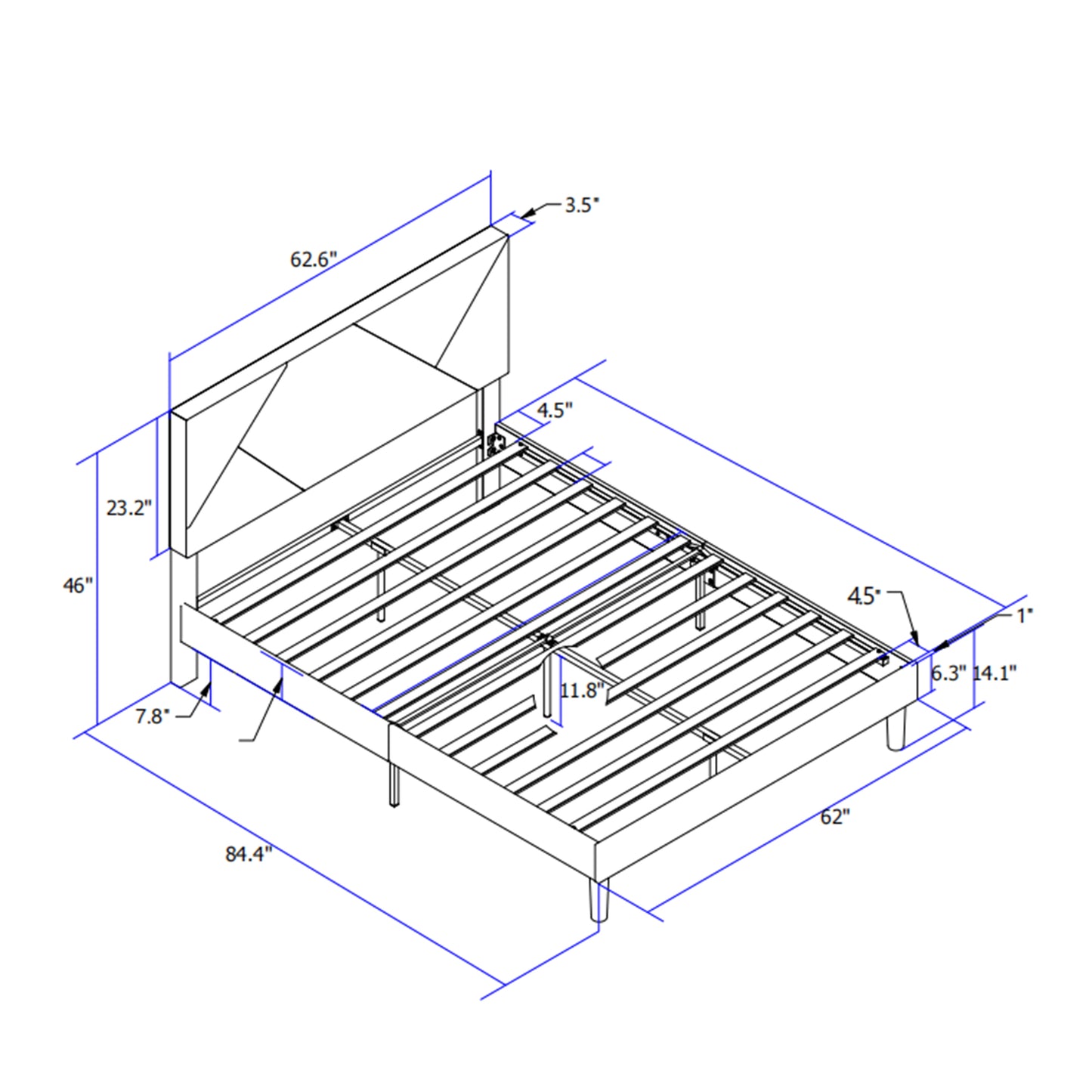 Base de cama.(Cama queen)