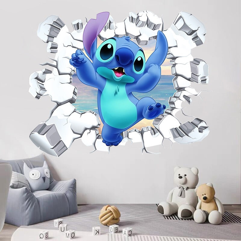 Autocollant mural (Lilo & Stitch)