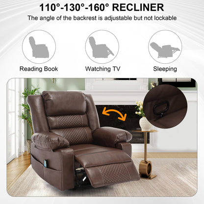 Breathable Leather Massage Recliner Chair