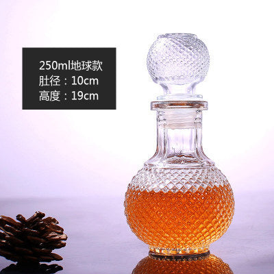 250ml-500ml Crystal Glass Wine Bottle Decanter 