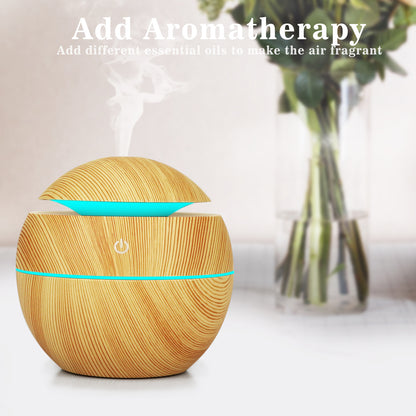 USB humidifier + aromatherapy.