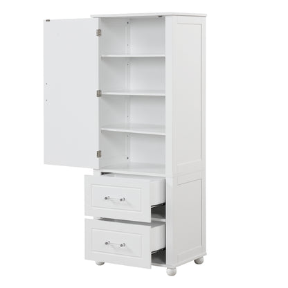 Large bathroom storage cabinet.