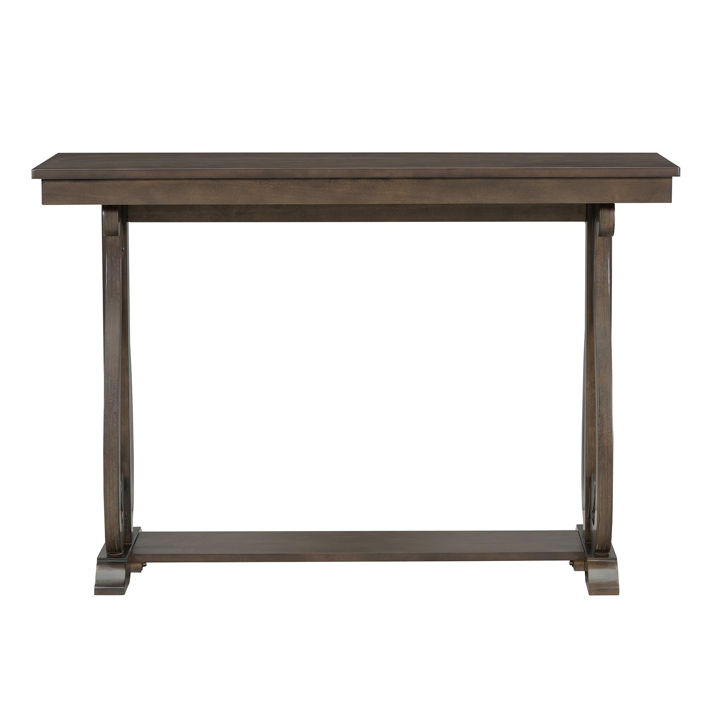 48 inch rustic vintage console table.