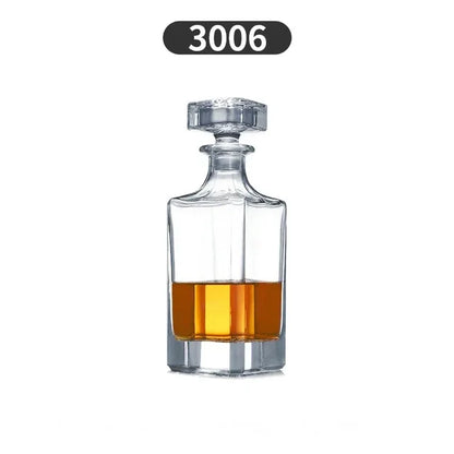 Décanteur de whisky en cristal, sans plomb, 750 ml