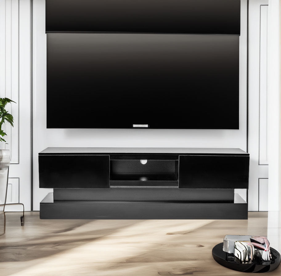 Mueble de TV con LED.