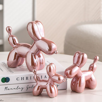 Balloon Dog Porcelain Decoration