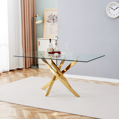 Glass kitchen table