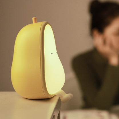 Small pear-shaped night light.