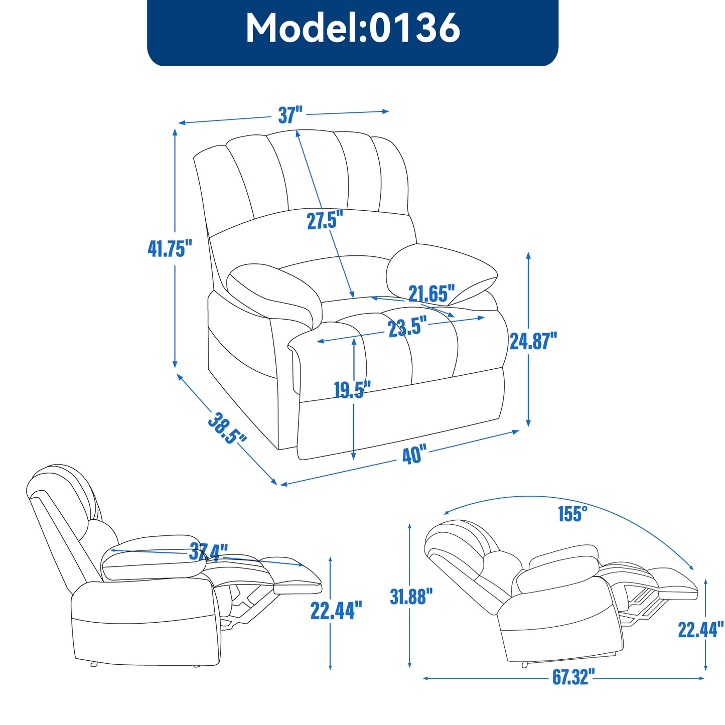 Sillón reclinable