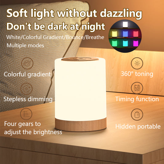 Touch lamp with multiple color choices 